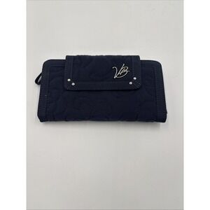 Vera Bradley Quilted Card Money Wallet checkbook pen holder